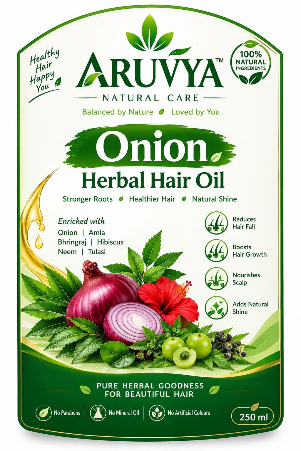 Onion Herbal Hair Oil 250 ml